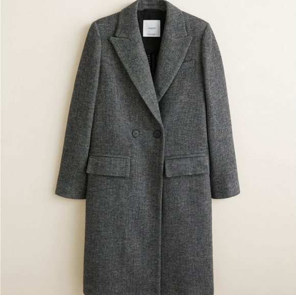 Mango Jackets & Blazers - Mango gray coat navigli